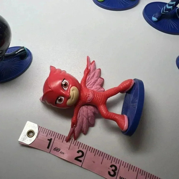 PJ MASKS ACTION FIGURE TOY 2"LOT OF 5 CATBOY, OWLETTE, GEKKO, ROMEO, NIGHT NINJA - Picture 2 of 3